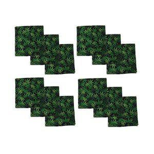 Hibaly 100% Cotton Classic Unisex Bandanas 12 Pack